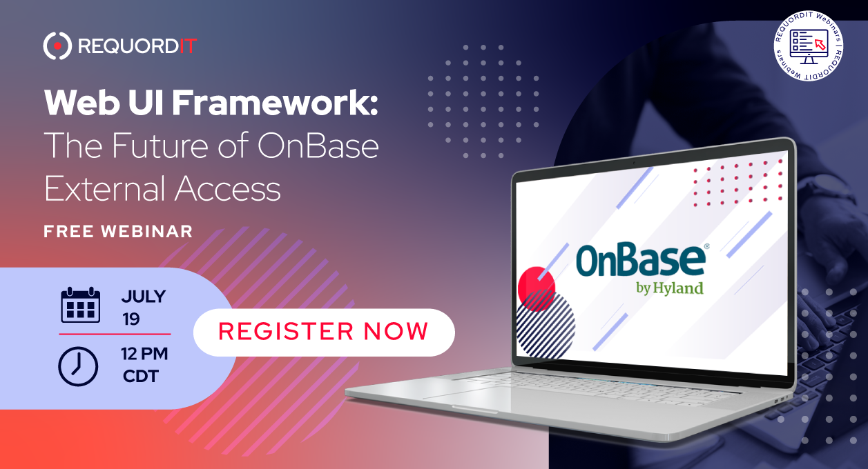 Web UI Framework: The Future of OnBase External Access